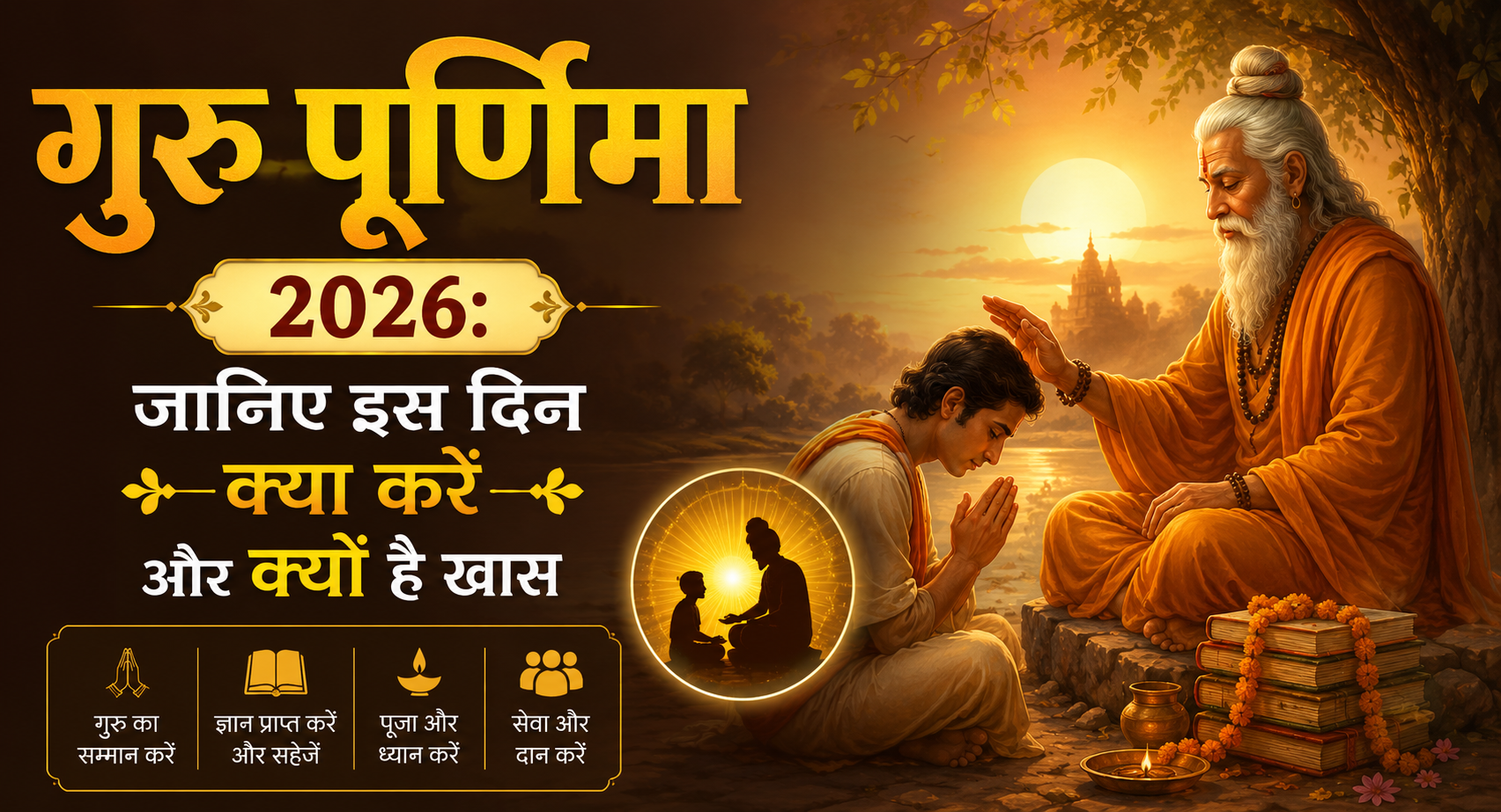 गुरु पूर्णिमा 2026 जानिए इस दिन क्या करें और क्यों है खास